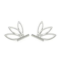 KOLCZYKI SKRZYDEŁKA ZA UCHO SREBRO