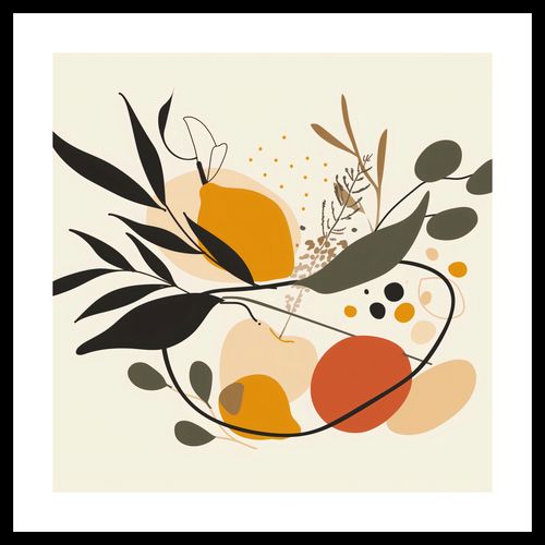 Plakat 50x50cm Botaniczny Wir na Arena.pl