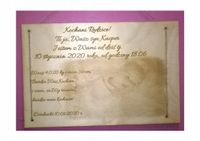 Grawerowana METRYKA ze zdjęciem - prezent pamiątka