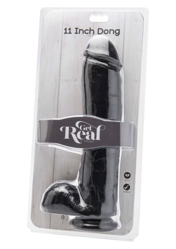 dildo-cock 11 inch w/ balls black na Arena.pl