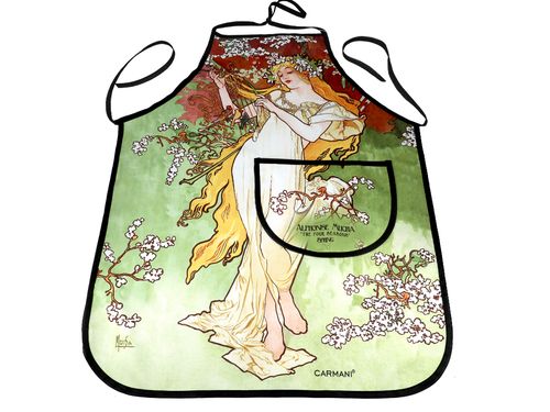 Fartuszek kuchenny - A. Mucha, Wiosna (CARMANI) na Arena.pl