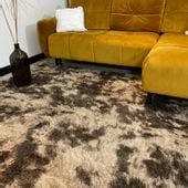 Mięciutki Dywan PLUSZ PLUSZOWY DO SYPIALNI SALONU BRĄZOWY 160x220