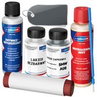 lakier zaprawkowy zestaw na rdzę zaprawka samochodowy bmw a08 silbergrau