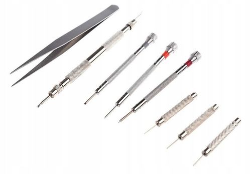 ZESTAW NAPRAWCZY DO ZEGARKÓW ZEGARMISTRZ NAPRAWY W ETUI 147 ELEMENTÓW na Arena.pl