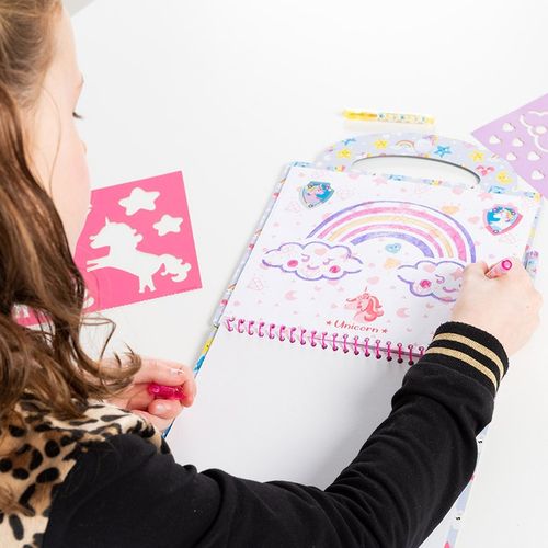 Totum zestaw kreatywny plastyczny dla dziewczynki Jednorożec do rysowania na Arena.pl