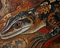 Plakat 50x40cm Oko Jaszczurki