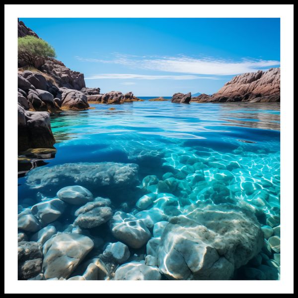 Plakat 90x90cm Krystaliczna Woda zdjęcie 3