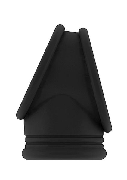 No.48 - Cockring With Ball Strap - Black zdjęcie 2