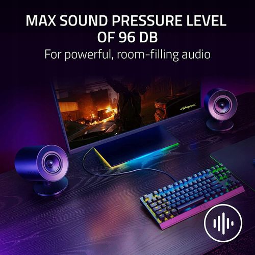 Głośniki Komputerowe RAZER Nommo V2 X BLUETOOTH DLA GRACZY CZARNE HIT! na Arena.pl