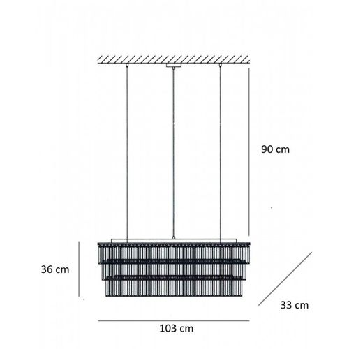 Lampa wisząca Berella Light Lester 8 BL0176 na Arena.pl