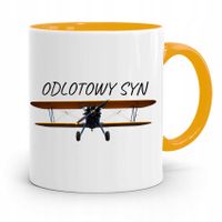 Kubek Żółty Prezent Dla Syna Dziecka Odlotowy Syn Z Nadrukiem Ze Zdjęciem