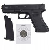 Pistolet policja Metalowy replika ASG kulki glock