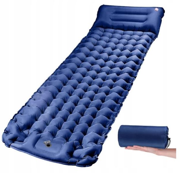 MATA SAMOPOMPUJĄCA KARIMATA 200x70x10CM Z PODUSZKĄ zdjęcie 1