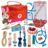 ZESTAW LEKARSKI Doktor Mały Lekarz DREWNIANE XXL