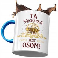 Kubek Błękitny Dla Kucharki Ta Kucharka Jest Osom Z Nadrukiem Ze Zdjęciem