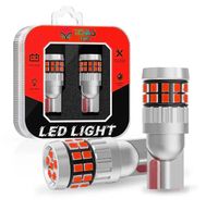 ŻARÓWKA SAMOCHODOWA LED CZERWONA ŻARÓWKI CZERWONE W5W T10 LED30 2 SZT
