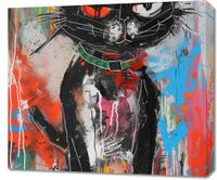 Obraz 70x60cm Gburowaty Kiciak