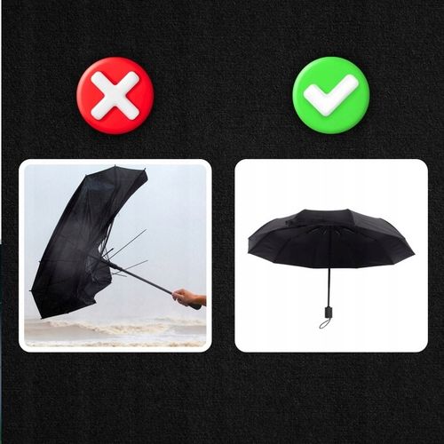 DUŻY PARASOL XXL SKŁADANY AUTOMAT PARASOLKA WODOODPORNA na Arena.pl