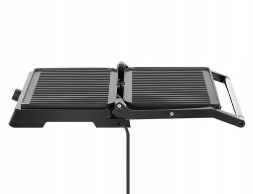 Grill elektryczny opiekacz rozkładany REGULACJA TEMPERATURY DUŻA MOC na Arena.pl