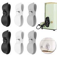 organizery na kable samoprzylepne zestaw 6 szt