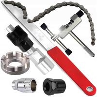 ZESTAW NARZĘDZI ROWEROWYCH KLUCZE KORBY DO ROWERU SKUWACZ BACIK 6 ELEMENTÓW