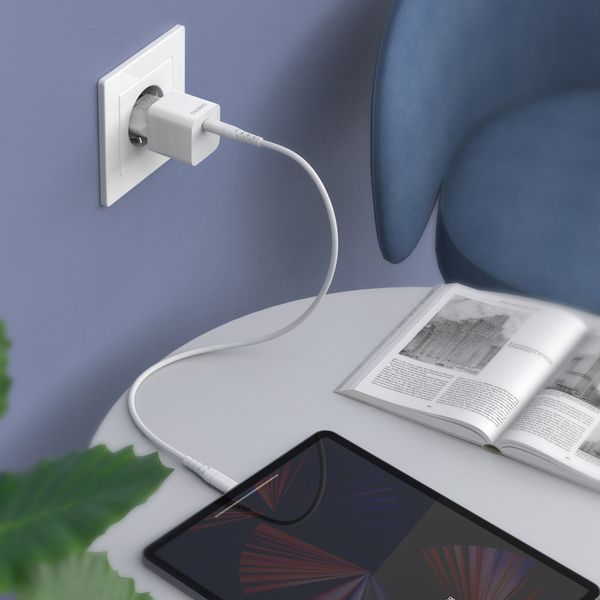 Ładowarka sieciowa 20W USB Typ C biały zdjęcie 6