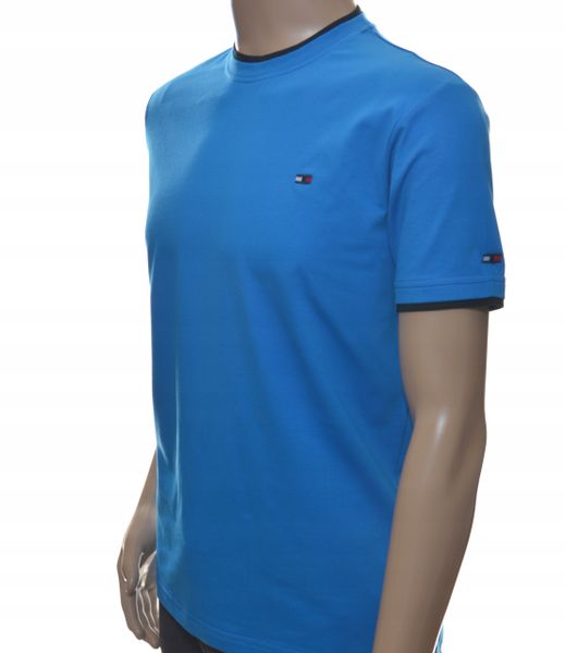 Klasyczny t-shirt męski bluzka ze znaczkiem M zdjęcie 2