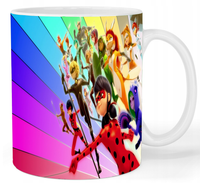 Kubek ceramiczny Biedronka i Czarny Kot - Miraculous