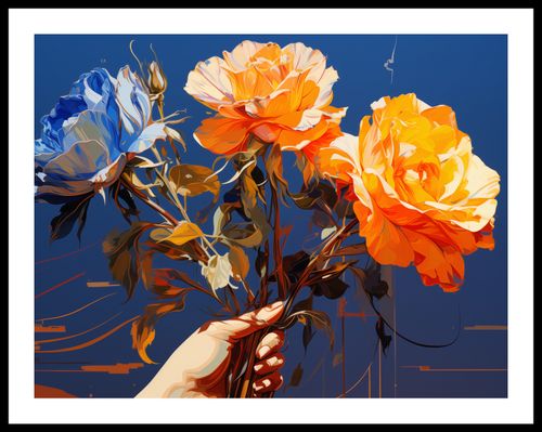 Plakat 65x50cm Żywy Uścisk na Arena.pl