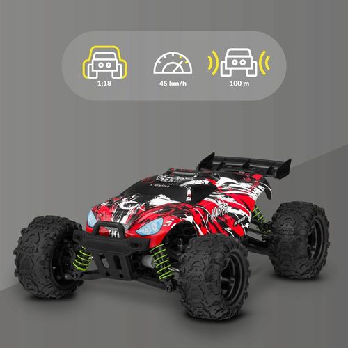 Samochód Auto zdalnie sterowany AUTKO RC 4x4 45km/h SUPER SZYBKI 2xOBUDOWY na Arena.pl