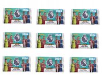 PREMIER LEAGUE 2024 ZESTAW 9 SASZETEK Z KARTAMI 54 KARTY PIŁKARSKIE