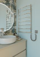 ELNA Grzejnik łazienkowy elektryczny Trapezium 8 Chrom ENERGOSZCZĘDNY