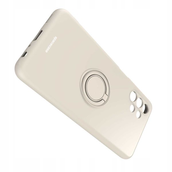 Spacecase Silicone Ring Galaxy A13 4G Bone zdjęcie 6