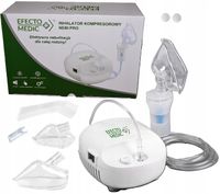 INHALATOR KOMPRESOROWY TŁOKOWY MEDYCZNY lekarski DLA DZIECI DOROSŁYCH CICHY