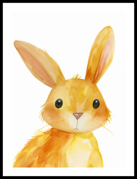 Plakat 40x55cm Słodki Zajączek zdjęcie 3