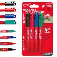 Zestaw markerów budowlanych INKZALL 4 szt. Milwaukee 48223106