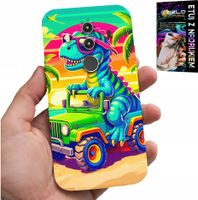 ETUI DO HUAWEI MATE 10 PRO - DINOZAUR W CIĘŻARÓWCE WZORY DLA DZIECI