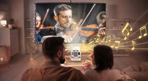 Projektor Android Rzutnik 4K WIFI Przenośny Smart Tv Full HD Obrotowy na Arena.pl