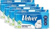 Velvet Papier toaletowy bezzapachowy 4x8 szt ZESTAW