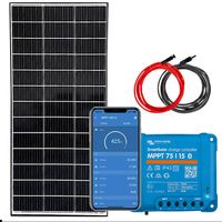 ZESTAW SOLARNY MONOKRYSTALICZNY KAMPER 160W + REGULATOR MPPT