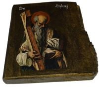 Ikona Święty Andrzej patron rybaków, podróżników