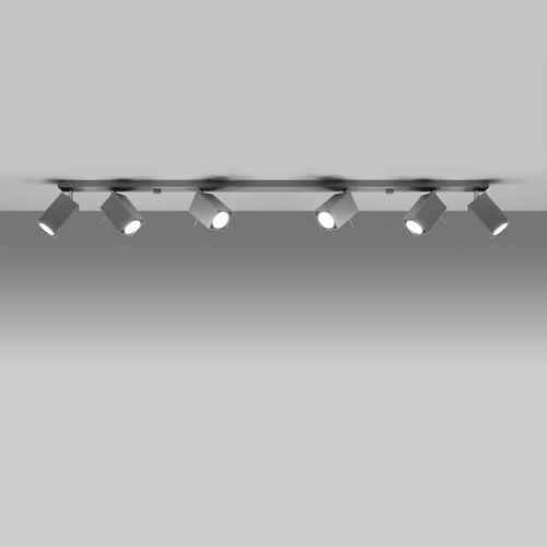 Plafon MERIDA 6L szary na Arena.pl