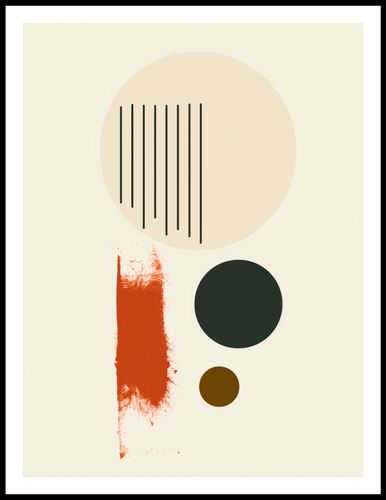 Plakat 60x80cm Symetryczna Struna na Arena.pl