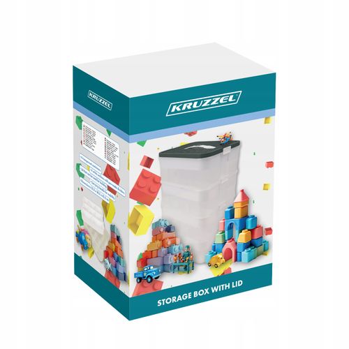 pudełko na klocki- 4 poziomy 29l kruzzel 25758 na Arena.pl