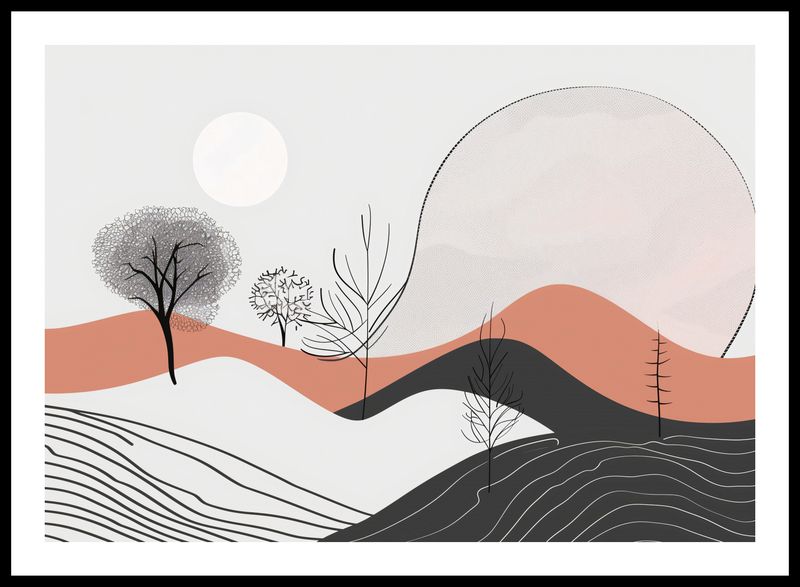 Plakat 66,5x46,5cm Półcień Widoku zdjęcie 3