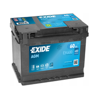 Akumulator EXIDE AGM START&STOP EK600 60Ah 680A