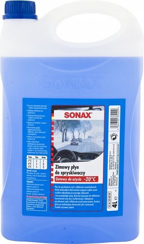 SONAX - ZIMOWY PŁYN DO SPRYSKIWACZY - CYTRYNOWY -20°C - 4L na Arena.pl