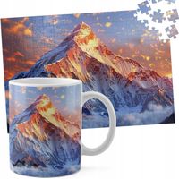 ZESTAW KUBEK + PUZZLE 110EL - MT EVEREST PIĘKNE WIDOKI KRAJOBRAZ