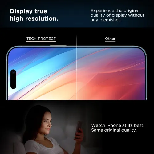 szkło hartowane tech-protect quick set+ 2-pack na iphone 16 pro na Arena.pl