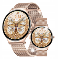 Smartwatch Colmi V89 złoty stalowy 1.43" AMOLED rozmowy BT 100 trybów